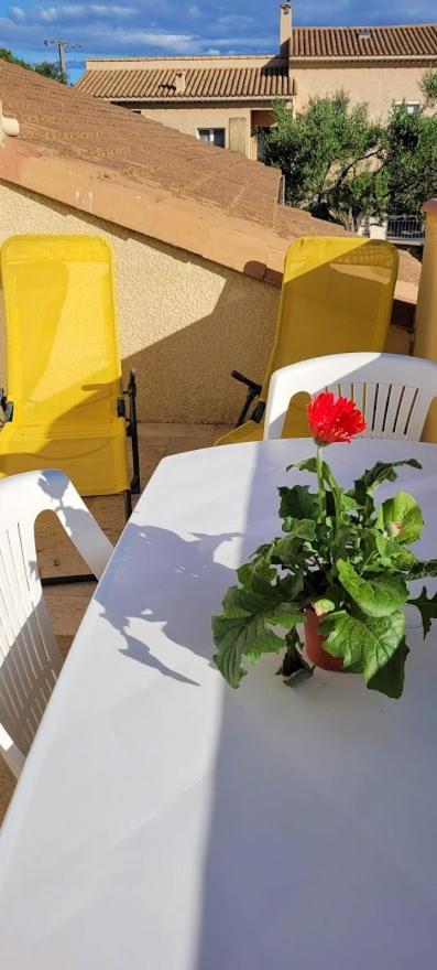 Appartement Repos au soleil à Valros Extérieur photo