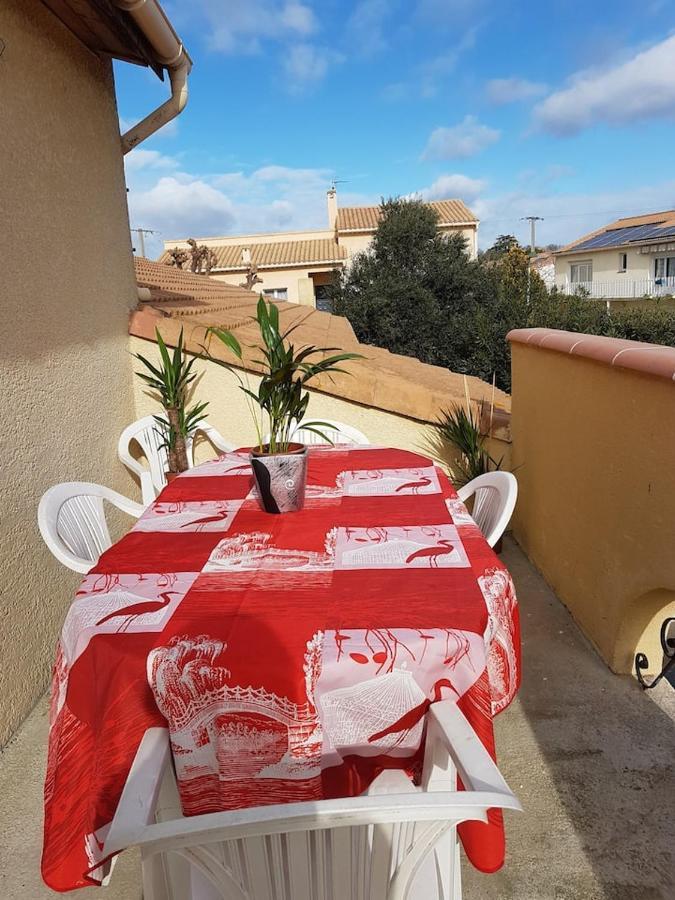 Appartement Repos au soleil à Valros Extérieur photo